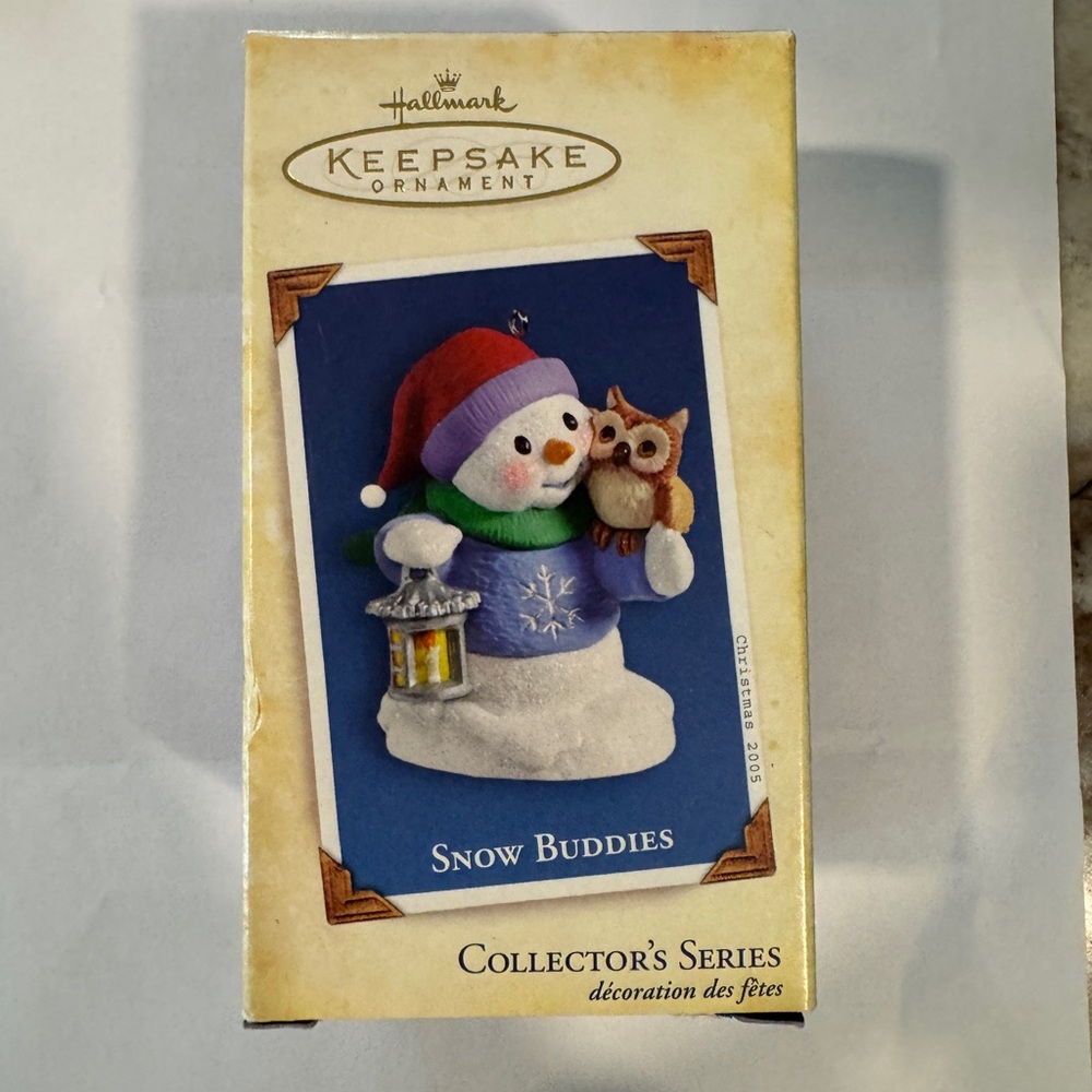 Hallmark Snow Buddies Ornament Series dates 2005 NIB
